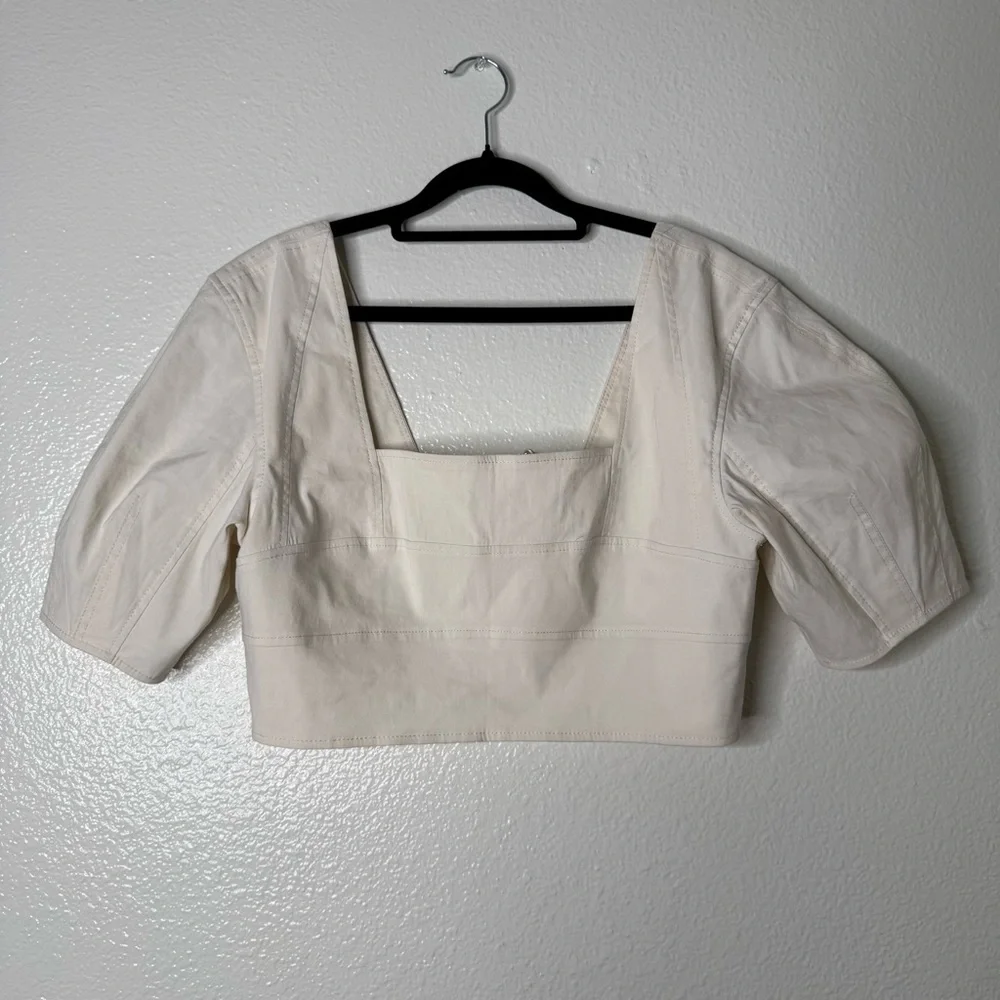 A.L.C. Linen Blend Gianna Top size 12
